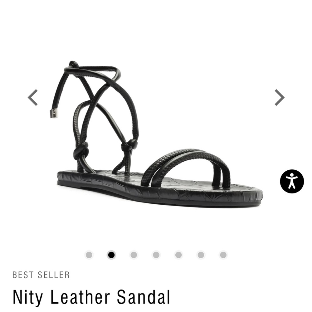 SCHUTZ Nity Leather Sandal